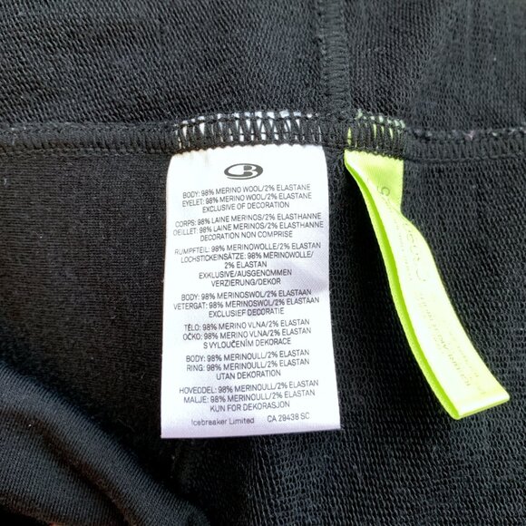 ICEBREAKER GT 260 midweight 98 merino spandex zip pockets full zip Hood jacket S - Picture 13 of 15